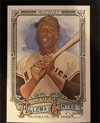2025 Topps Allen & Ginter #302 Willie McCovey — front