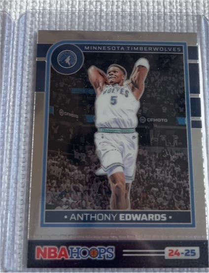 2024-25 Panini NBA Hoops #181 Anthony Edwards — front