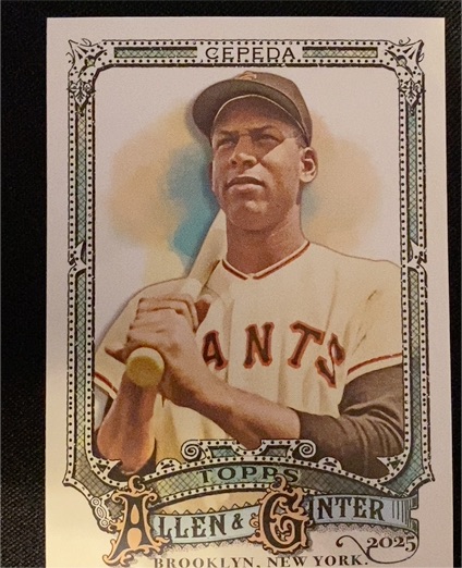 2025 Topps Allen & Ginter #311 Orlando Cepeda — front