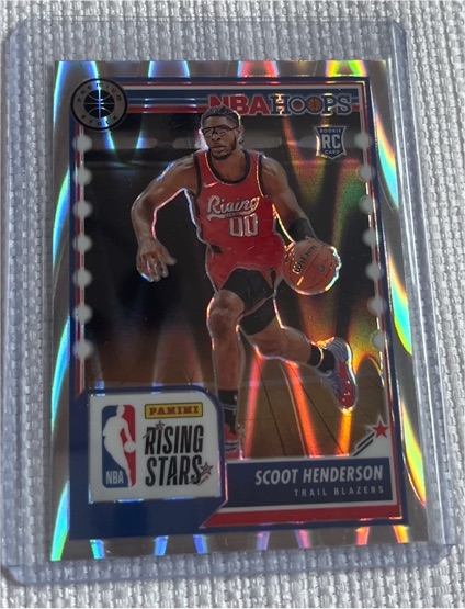 2023-24 Panini NBA Hoops Premium Stock #280 Scoot Henderson — front
