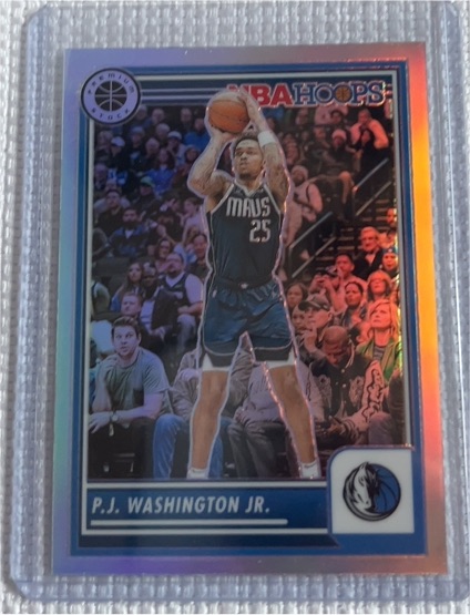 2023-24 Panini NBA Hoops Premium Stock #121 P.J. Washington Jr. — front