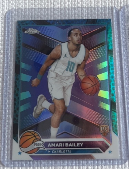 2023-24 Topps Chrome #172 Amari Bailey — front