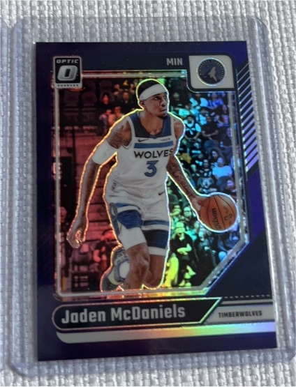 2024-25 Panini Donruss Optic #40 Jaden McDaniels — front