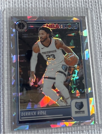 2023-24 Panini NBA Hoops Premium Stock #72 Derrick Rose — front