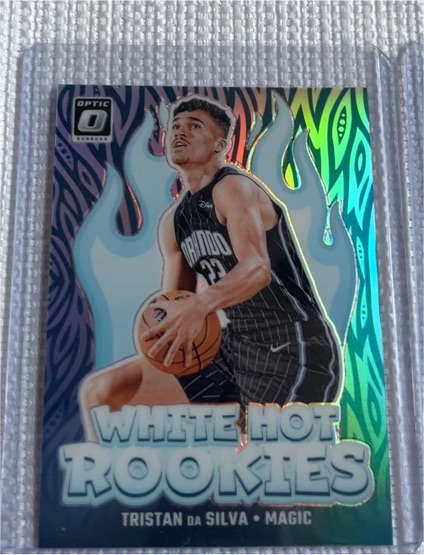 2024 Panini Donruss Optic #7 Tristan Da Silva White Hot Rookies — front