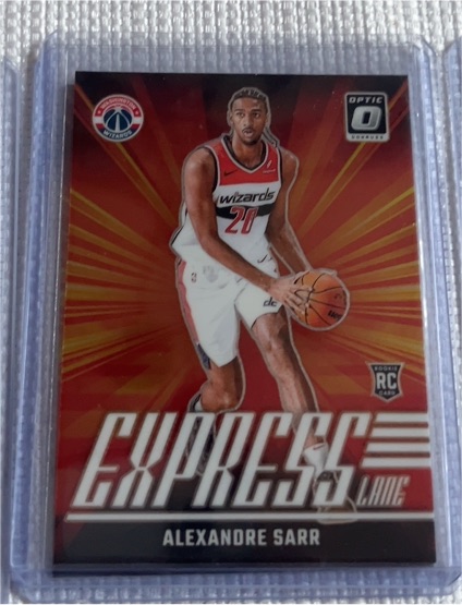 2024-25 Donruss Optic #11 Alexandre Sarr Express Lane Rookie Card — front