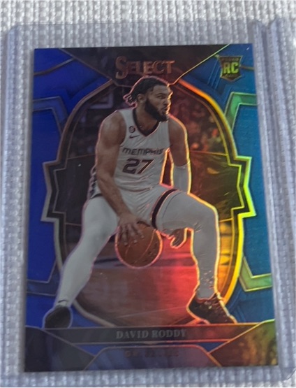 2022-23 Panini Select Concourse Blue #78 David Roddy RC — front