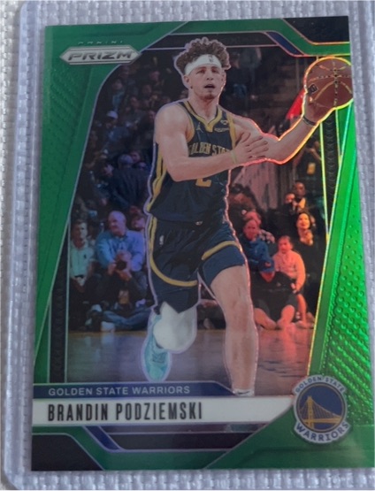 2024-25 Panini Prizm #81 Brandin Podziemski — front