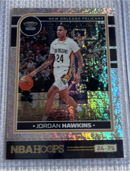 2024-25 Panini NBA Hoops #109 Jordan Hawkins — front