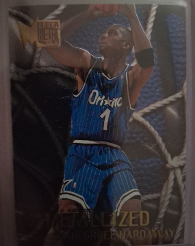 1996-97 Fleer Metal #124 Anfernee Hardaway — front