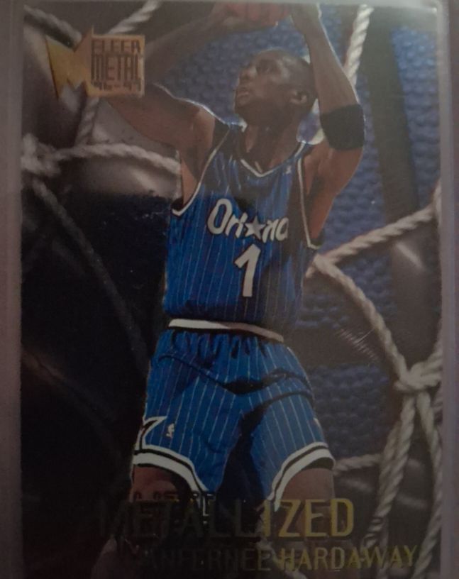 1996-97 Fleer Metal #124 Anfernee Hardaway — front