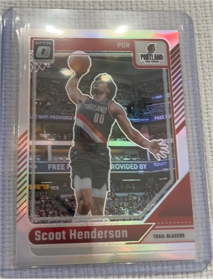 2024-25 Panini Donruss Optic #153 Scoot Henderson — front