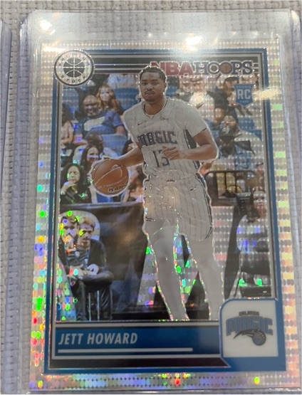 2023-24 Panini NBA Hoops Premium Stock #129 Jett Howard — front