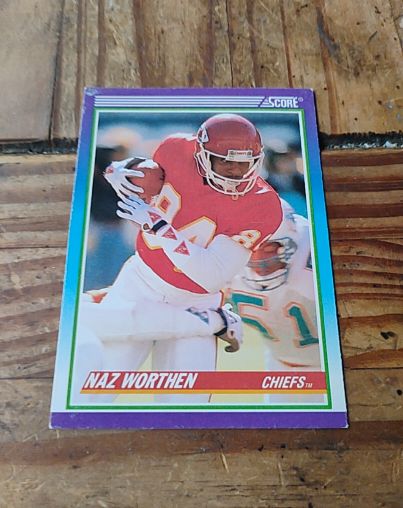 1990 Score #476 Naz Worthen — front