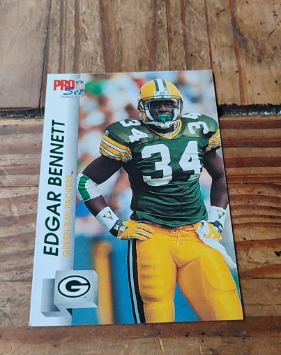 1992 Pro Set #501 Edgar Bennett — front
