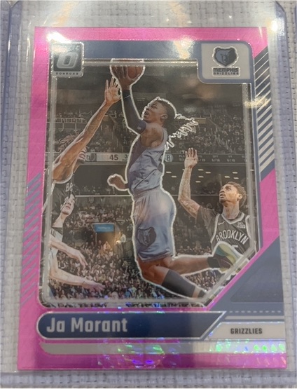 2024-25 Panini Donruss Optic #106 Ja Morant Pink Hyper Prizm — front