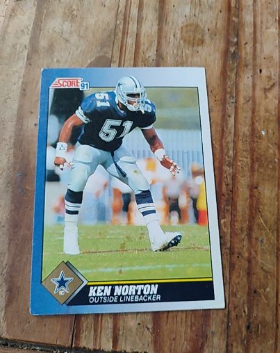 1991 Score #51 Ken Norton — front