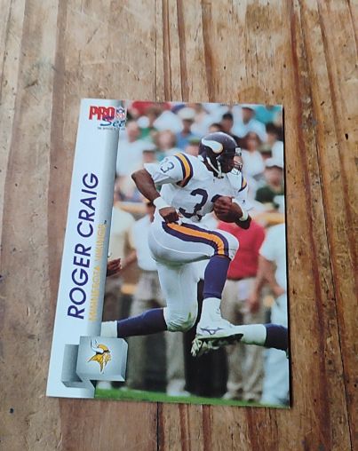 1992 Pro Set #565 Roger Craig Minnesota Vikings — front
