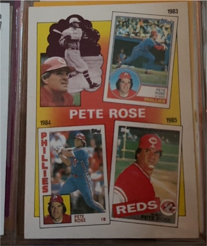 1986 Topps #7 Pete Rose The Pete Rose Years 1983-1985 — front