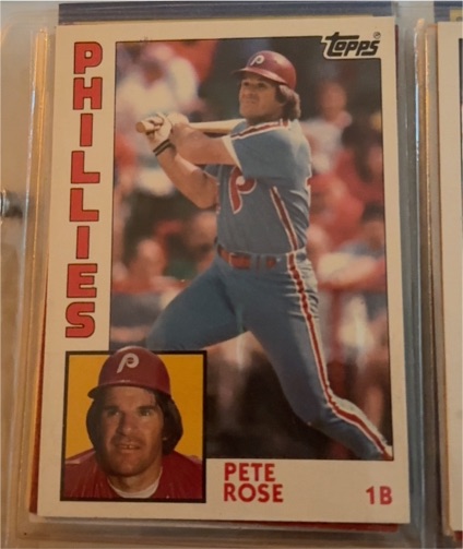 1984 Topps #300 Pete Rose — front
