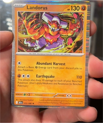 2022 Pokémon SV Black Bolt #053 Landorus — front