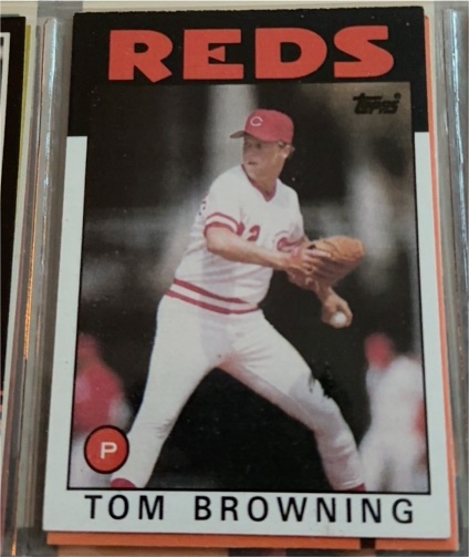 1986 Topps #652 Tom Browning — front
