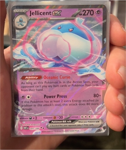 2022 Pokemon Scarlet & Violet 045/086 Jellicent ex — front