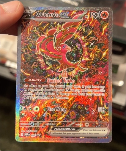 Pokémon Oricorio ex 024 Me: Mega Evolution Promo — front