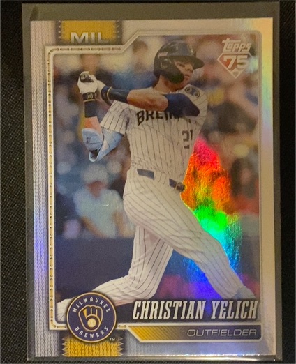 2026 Topps Series 1 #154 Christian Yelich — front