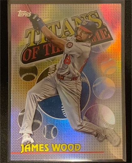 2026 Topps Titans of the Game #TOG-15 James Wood — front