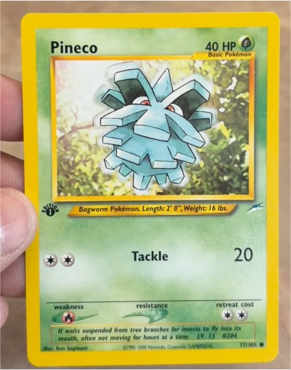 2002 Neo Destiny #77 Pineco — front