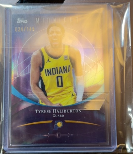 2025 Topps Midnight #MF-14 Tyrese Haliburton — front