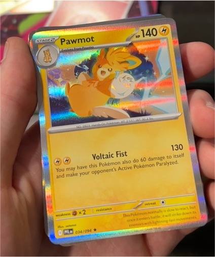 2023 Pokémon TCG Phantasmal Flames #034 Pawmot — front