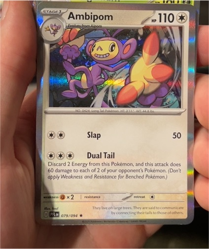 2023 Pokémon ME02: Phantasmal Flames #079 Ambipom — front