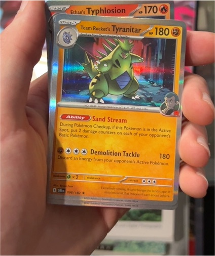 2025 Pokémon TCG Destined Rivals #096 Team Rocket's Tyranitar — front