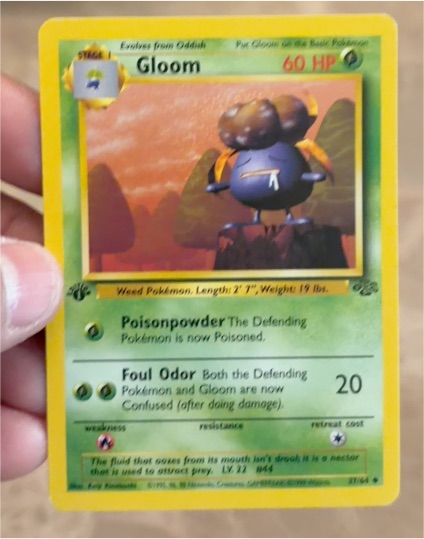 1999 Pokémon Jungle #37 Gloom — front