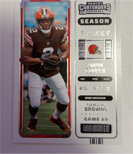 2022 Panini Contenders Season Ticket #26 Amari Cooper — front
