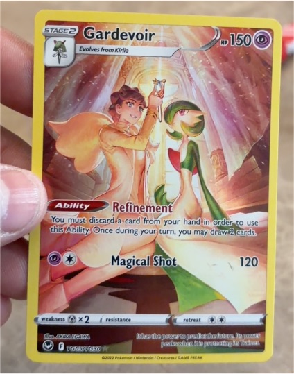 2022 Pokémon TG05/TG30 Gardevoir Silver Tempest Trainer Gallery — front