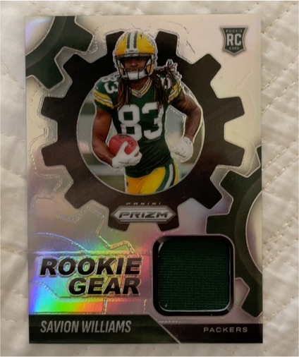 2025 Panini Prizm Rookie Gear #RGR-SWS Savion Williams — front