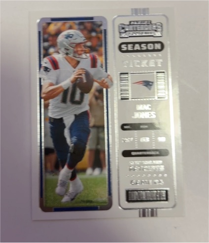 2022 Panini Contenders Season Ticket #85 Mac Jones — front
