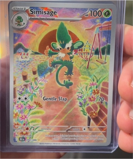 2025 Pokémon SV #090 Simisage Black Bolt — front