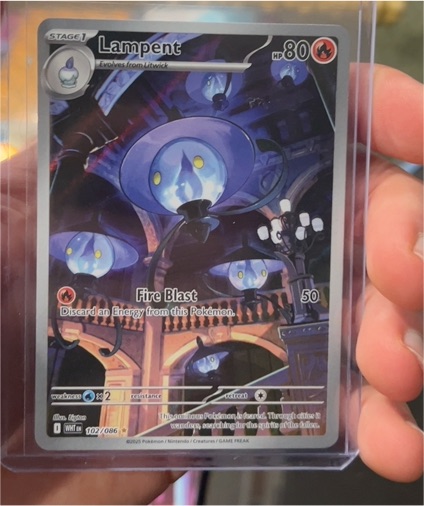 2025 Pokémon #102 Lampent — front