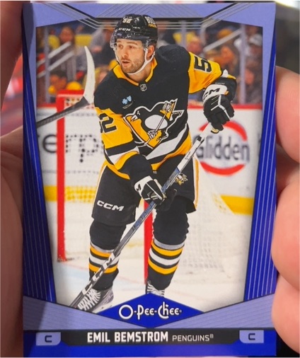 2024-25 O-Pee-Chee #386 Emil Bemstrom — front