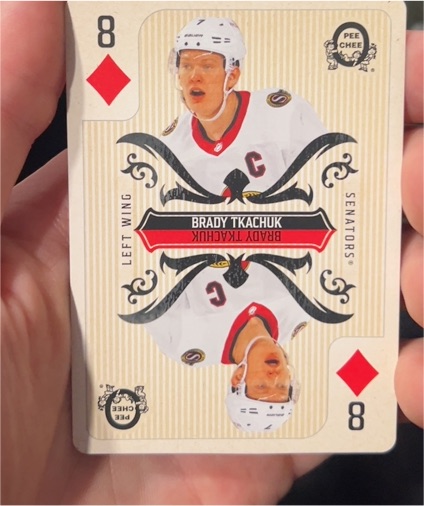 2024-25 O-Pee-Chee #8 Brady Tkachuk — front