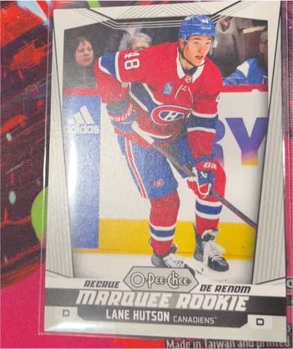 2024-25 O-Pee-Chee #549 Lane Hutson Marquee Rookie — front