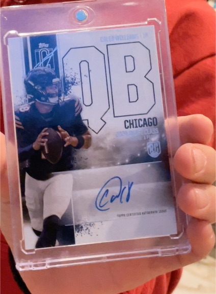 2024 Topps Signature Class #RCA-CW Caleb Williams — front