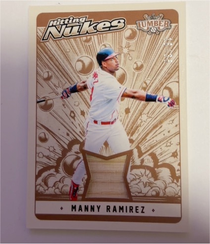 2025 Leaf Lumber Hitting Nukes Manny Ramirez — front