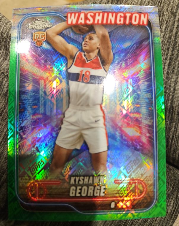 2024-25 Topps Chrome #158 Kyshawn George — front