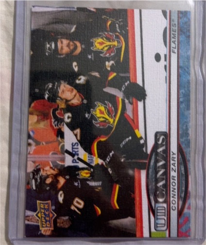 2025-26 Upper Deck Series 1 #C-33 Connor Zary UD Canvas — front