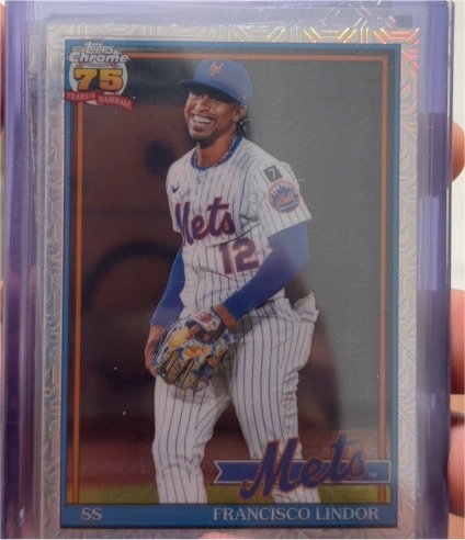 2026 Topps Series 1 1991 Silver Pack Mojo #91C-90 Francisco Lindor — front